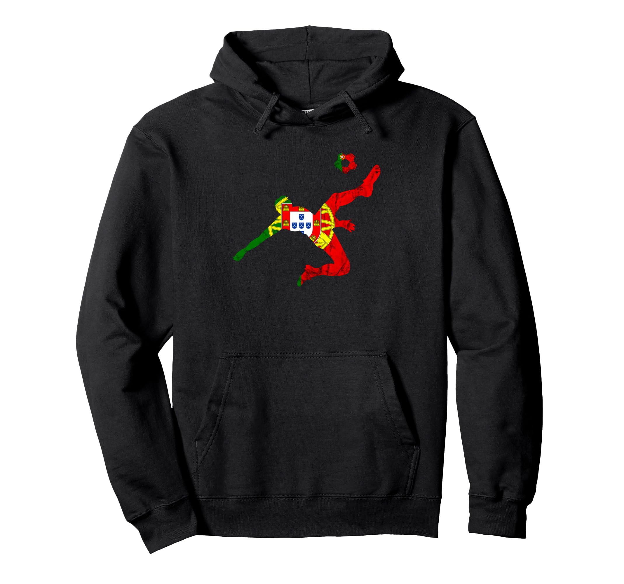 Futebol Portuguese Flag Portuguese Hoodie - Streetwear Style for Adults - T-Shirt, Sweatshirt, Hoodie