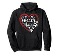 Soccer Nana Grandma Heart Nana Hoodie - Fun Novelty Design Men Women - T-Shirt, Sweatshirt, Hoodie