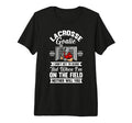 Lacrosse Goalie Tri Blend T-Shirt - Streetwear Style for Adults - T-Shirt, Sweatshirt, Hoodie