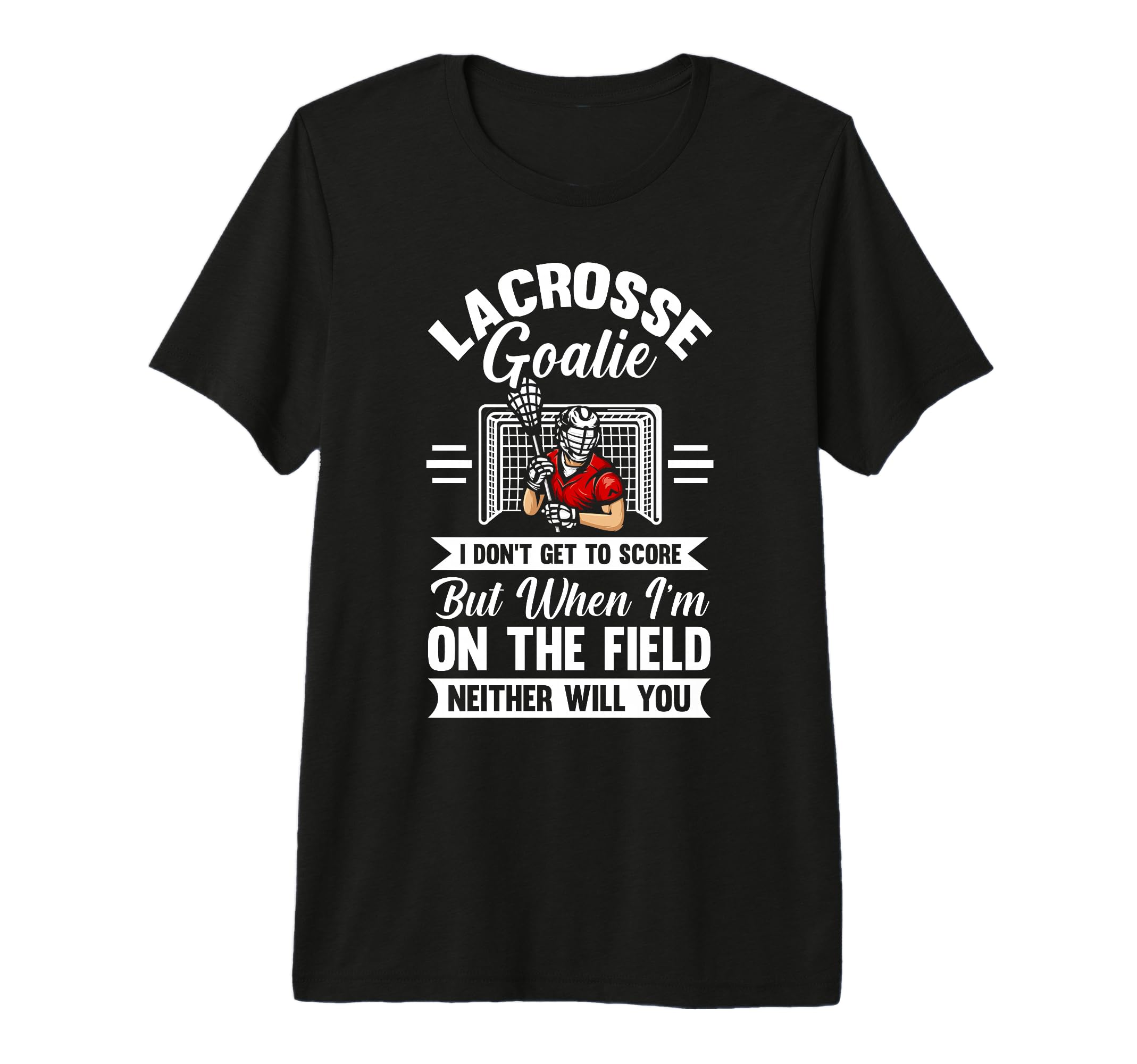 Lacrosse Goalie Tri Blend T-Shirt - Streetwear Style for Adults - T-Shirt, Sweatshirt, Hoodie