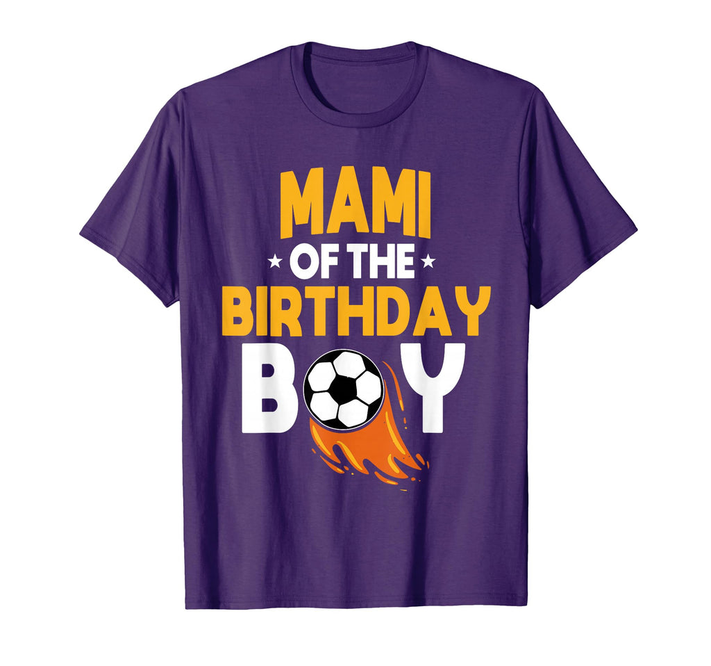 Mami Birthday Soccer Ball Team Bday T-Shirt - Custom Art Print Men Women - T-Shirt, Sweatshirt, Hoodie
