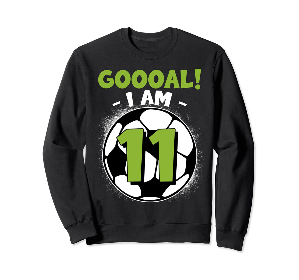 11 Year Old Birthday Soccer Sweatshirt - Casual Everyday Wear Men Women - T-Shirt, Sweatshirt, Hoodie