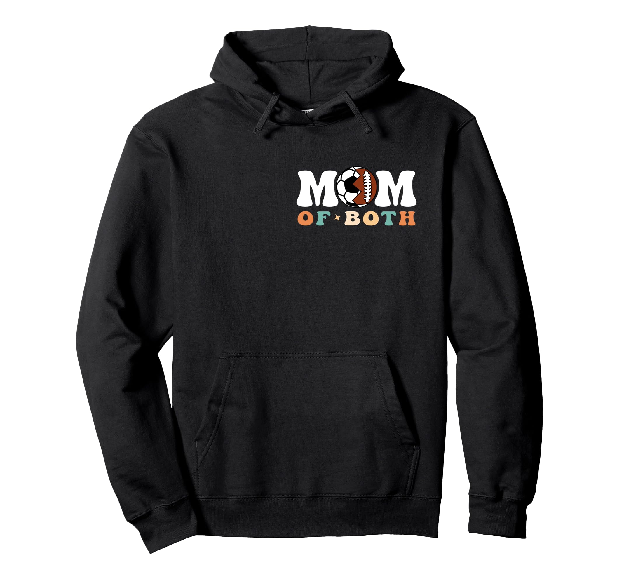 My Mom Both Era Soccer Football 2 Hoodie - Custom Art Print for Adults - T-Shirt, Sweatshirt, Hoodie