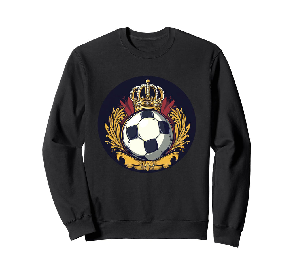 Rule Field This Crowned Soccer Ball Sweatshirt - Aesthetic Graphic Unisex - T-Shirt, Sweatshirt, Hoodie