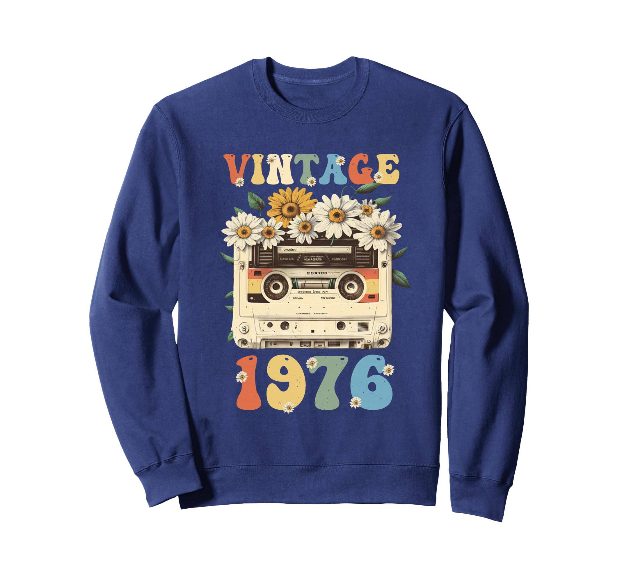 1976 Cassette Tape Wildflower 47 Sweatshirt - Aesthetic Graphic Men Women - T-Shirt, Sweatshirt, Hoodie