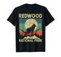 Wolf Redwood National Park T-Shirt - Novelty Apparel for Adults - T-Shirt, Sweatshirt, Hoodie