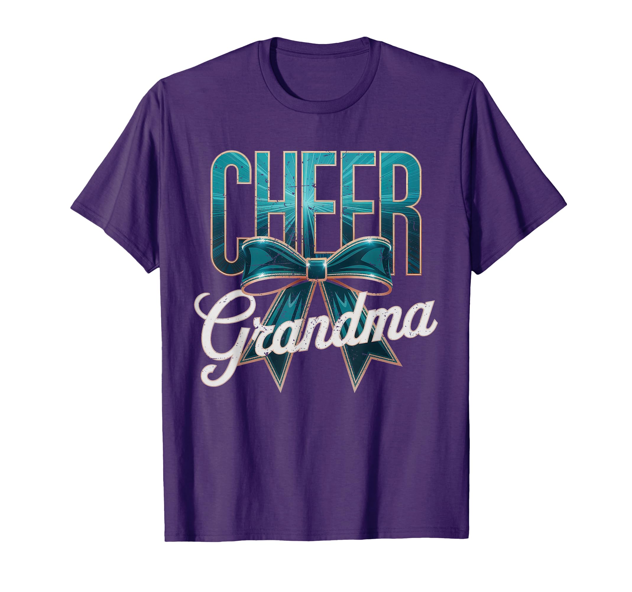 Cheer Grandma Bow Sport Cheerleader T-Shirt - Trendy Graphic Unisex - T-Shirt, Sweatshirt, Hoodie