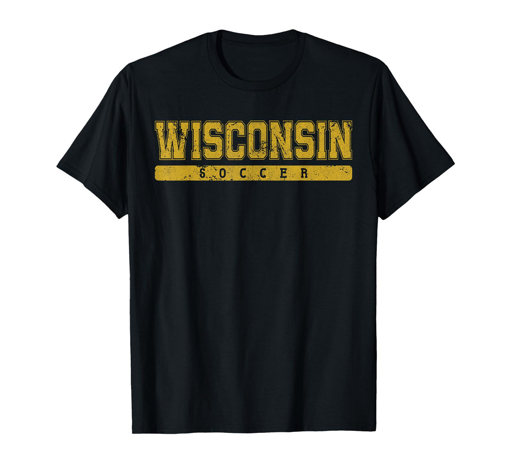 Wisconsin Soccer Tees Tanks Tops T-Shirt - Casual Everyday Wear for Adults - T-Shirt, Sweatshirt, Hoodie