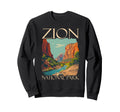 Zion National Park Sweatshirt - Graphic Print for Adults - T-Shirt, Sweatshirt, Hoodie