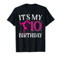 Its My Ten 10Th Birthday Gymnastic T-Shirt - Trendy Graphic for Adults - T-Shirt, Sweatshirt, Hoodie