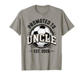 Promoted To Uncle Est 2026 Soccer T-Shirt - Graphic Print Unisex - T-Shirt, Sweatshirt, Hoodie