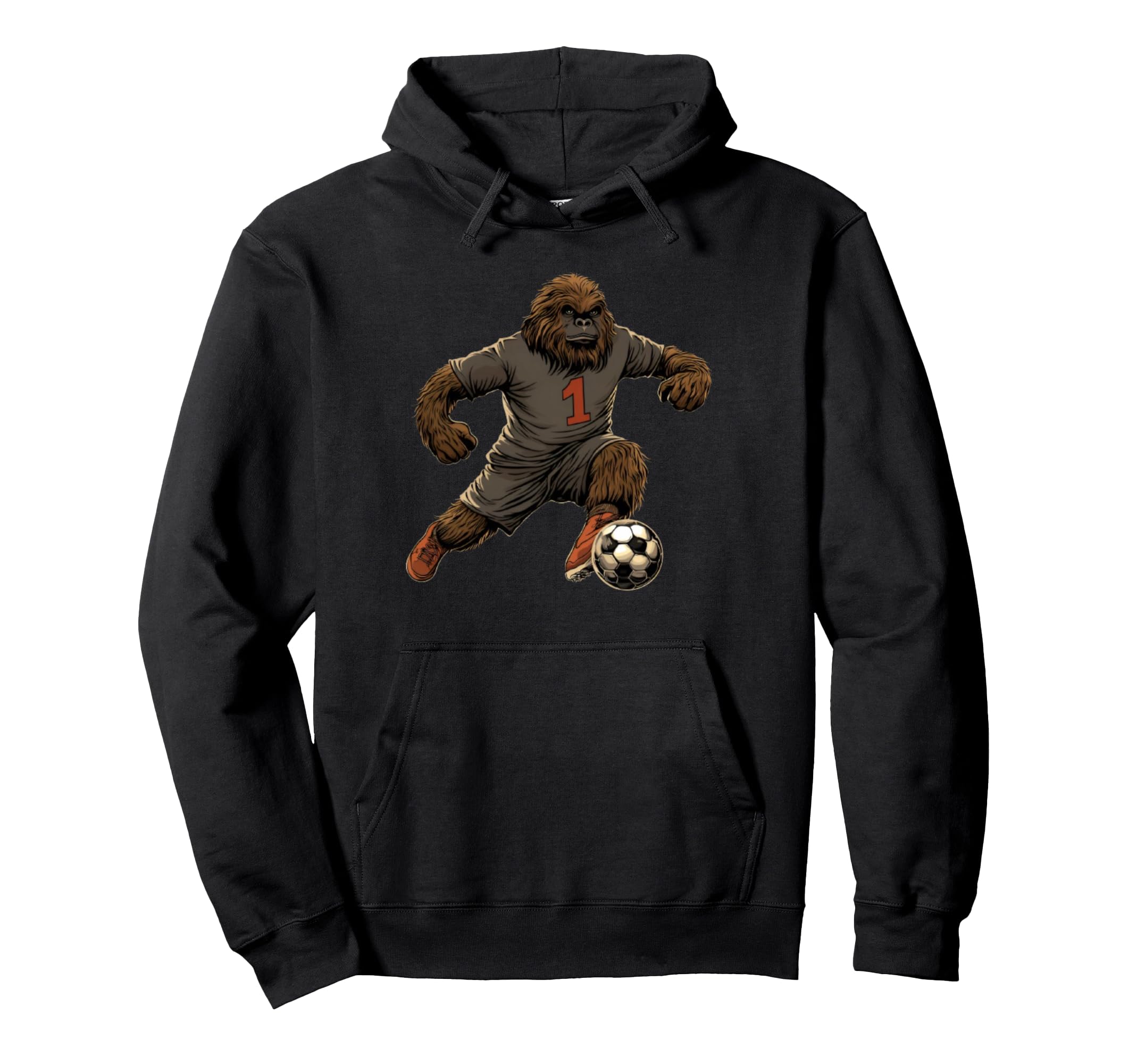 Funny Bigfoot Sasquatch Coach Hoodie - Casual Everyday Wear Men Women - T-Shirt, Sweatshirt, Hoodie