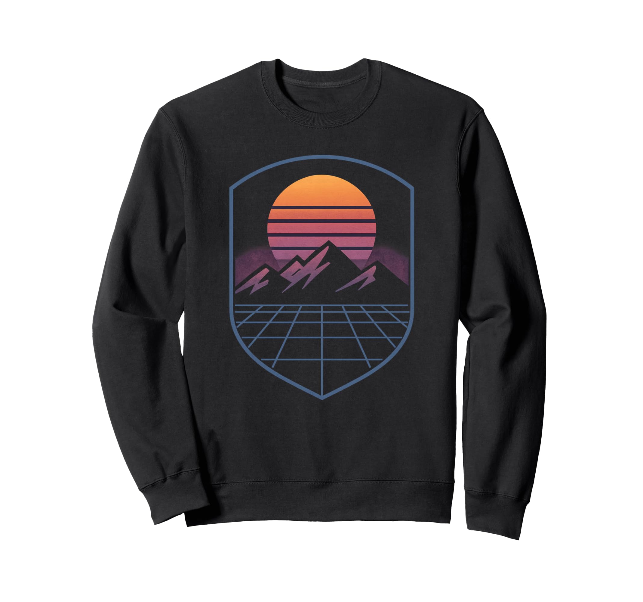 80S Synthwave Sweatshirt - Fun Novelty Design Men Women - T-Shirt, Sweatshirt, Hoodie