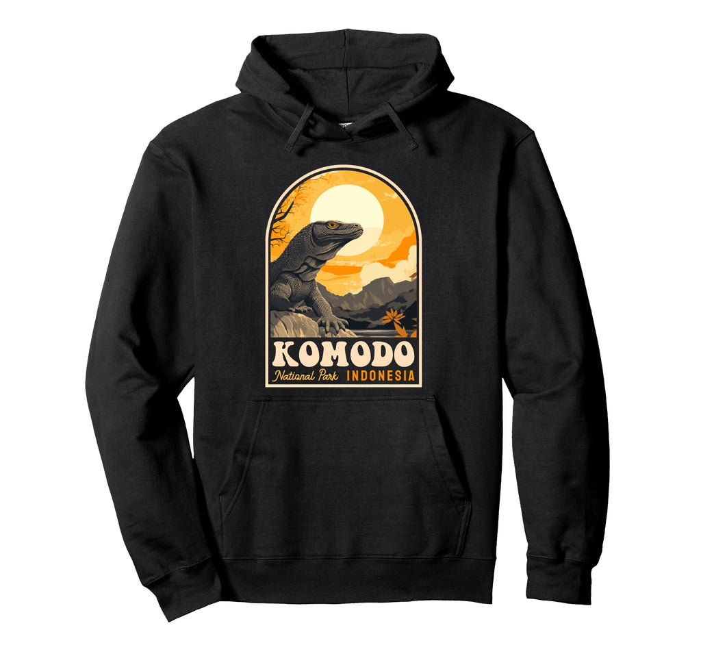 Komodo National Park Indonesia Komodo Hoodie - Unique Graphic Unisex - T-Shirt, Sweatshirt, Hoodie
