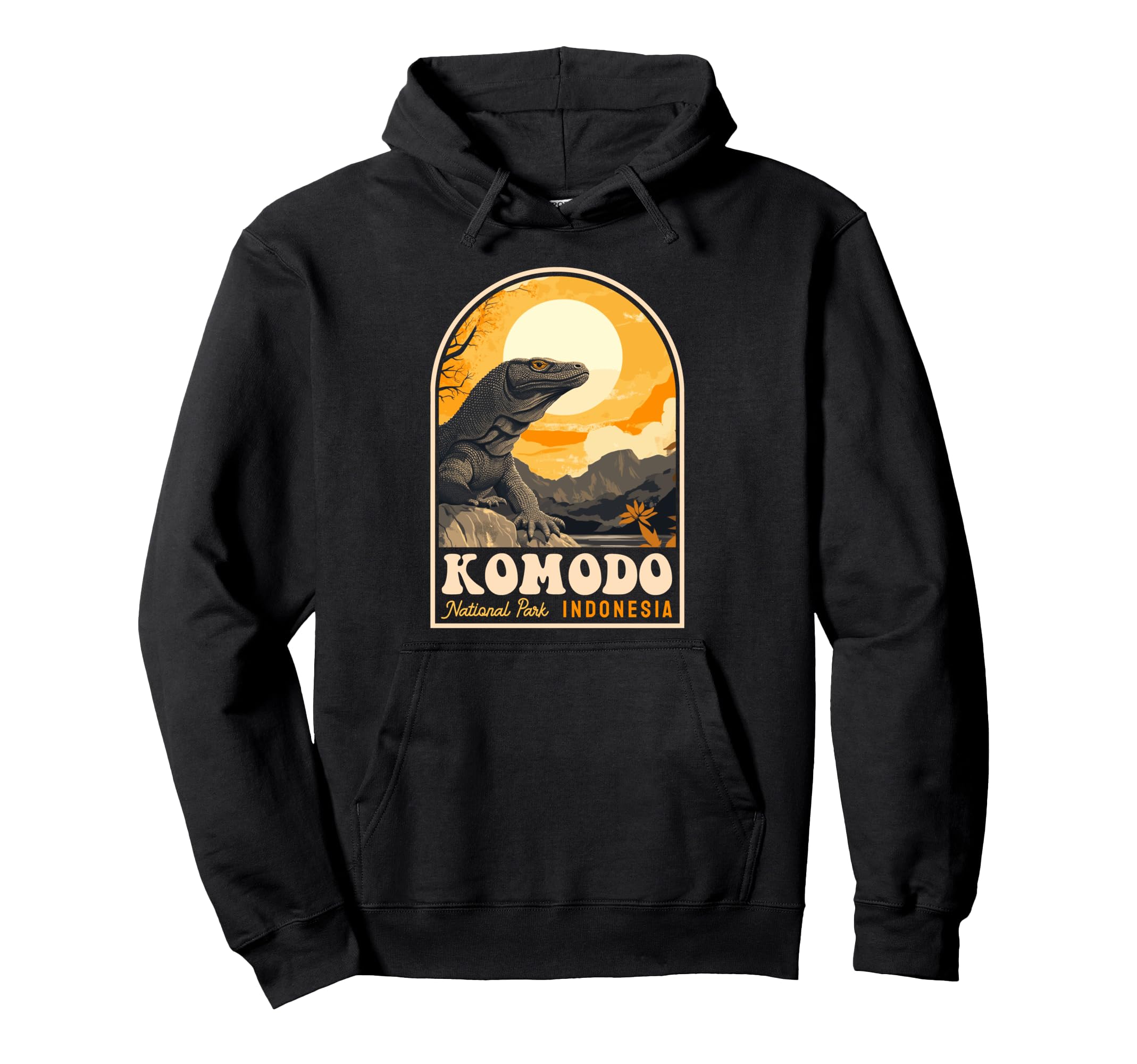 Komodo National Park Indonesia Komodo Hoodie - Unique Graphic Unisex - T-Shirt, Sweatshirt, Hoodie