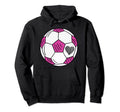 Soccer Heart Hoodie - Novelty Apparel Unisex - T-Shirt, Sweatshirt, Hoodie