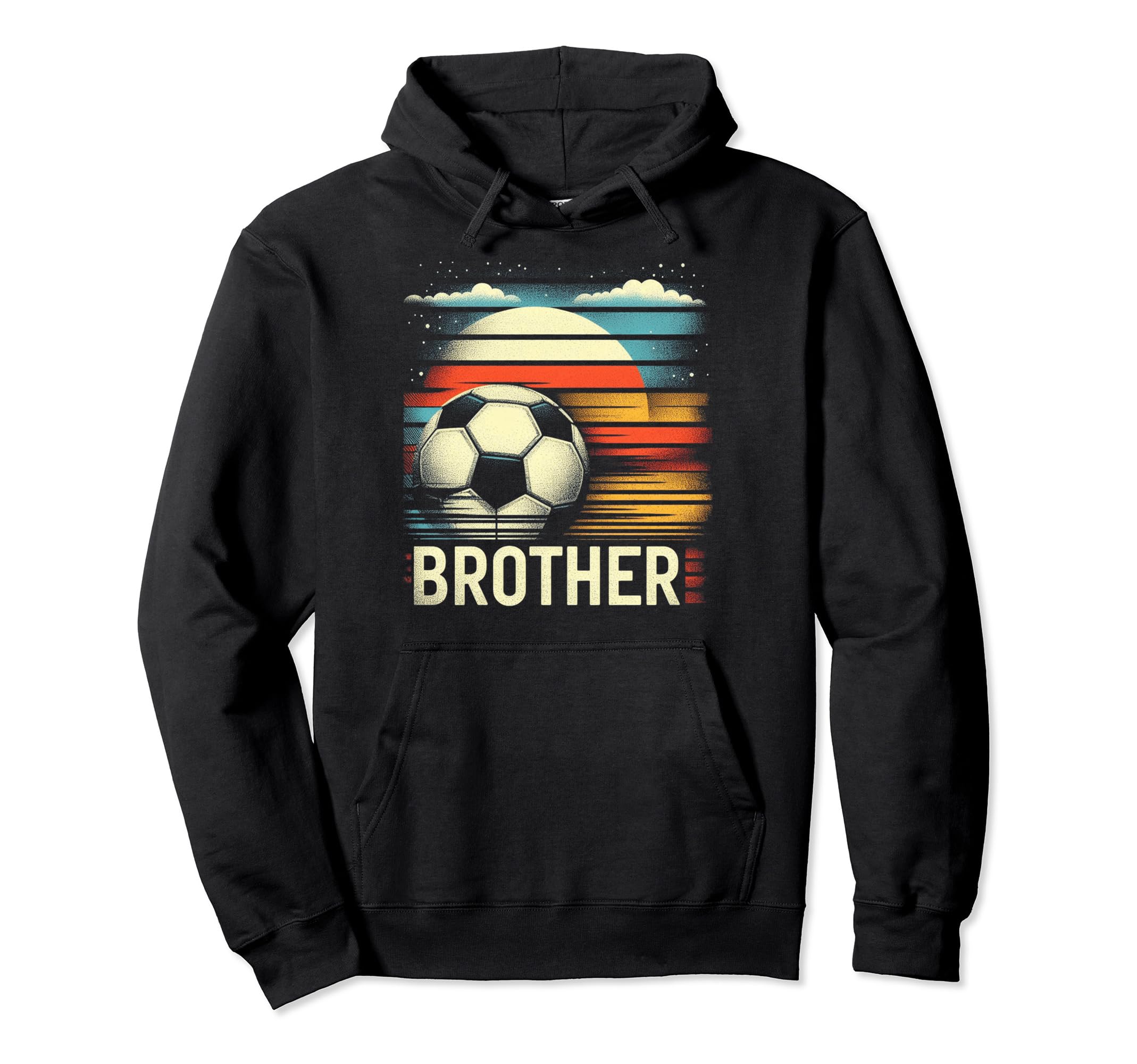 Soccer Brother Family Matching Team Hoodie - Trendy Graphic Unisex - T-Shirt, Sweatshirt, Hoodie