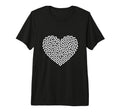 Heart Shaped Soccer Ball Artwork Tri T-Shirt - Trendy Graphic Men Women - T-Shirt, Sweatshirt, Hoodie