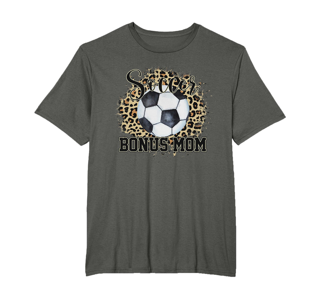 Leopard Soccer Bonus Mom Stepmother T-Shirt - Streetwear Style Men Women - T-Shirt, Sweatshirt, Hoodie