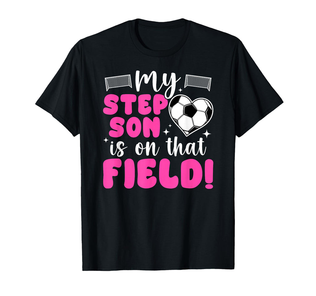 Proud Soccer Step Mom Soccer Player T-Shirt - Custom Art Print for Adults - T-Shirt, Sweatshirt, Hoodie