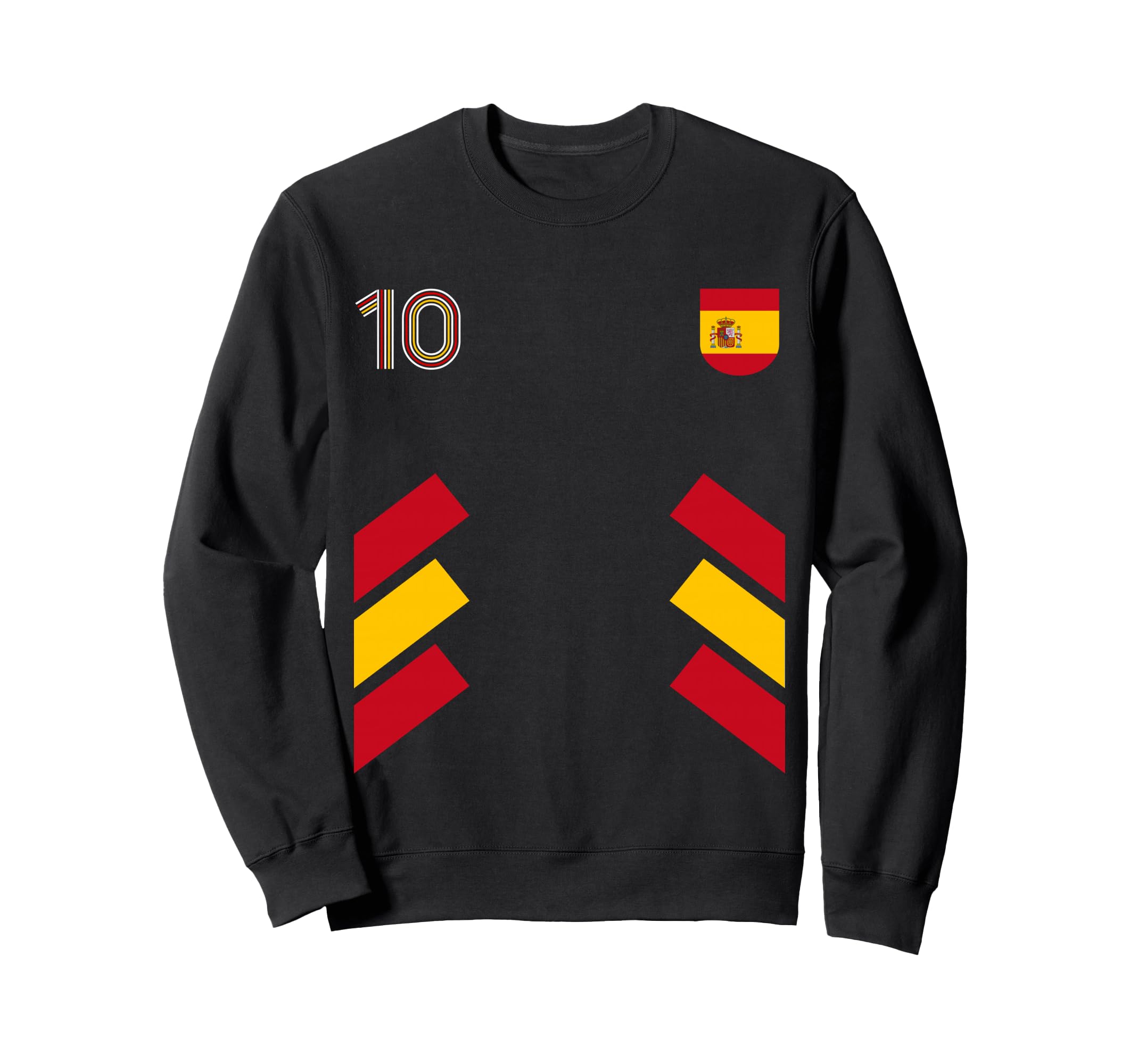 Retro10 Spain Football Spain Sweatshirt - Fun Novelty Design Men Women - T-Shirt, Sweatshirt, Hoodie