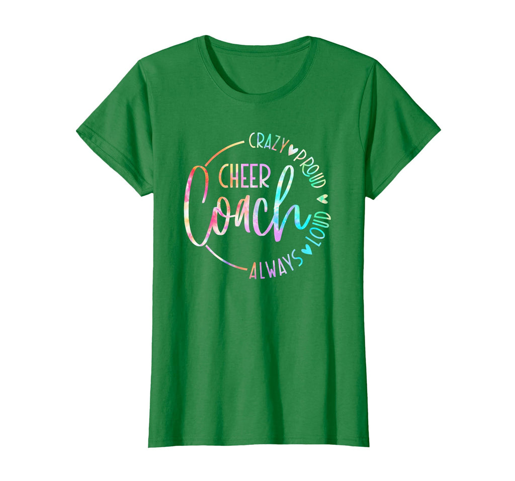 Cheer Coach Crazy Proud Always Loud Tie T-Shirt - Novelty Apparel Unisex - T-Shirt, Sweatshirt, Hoodie