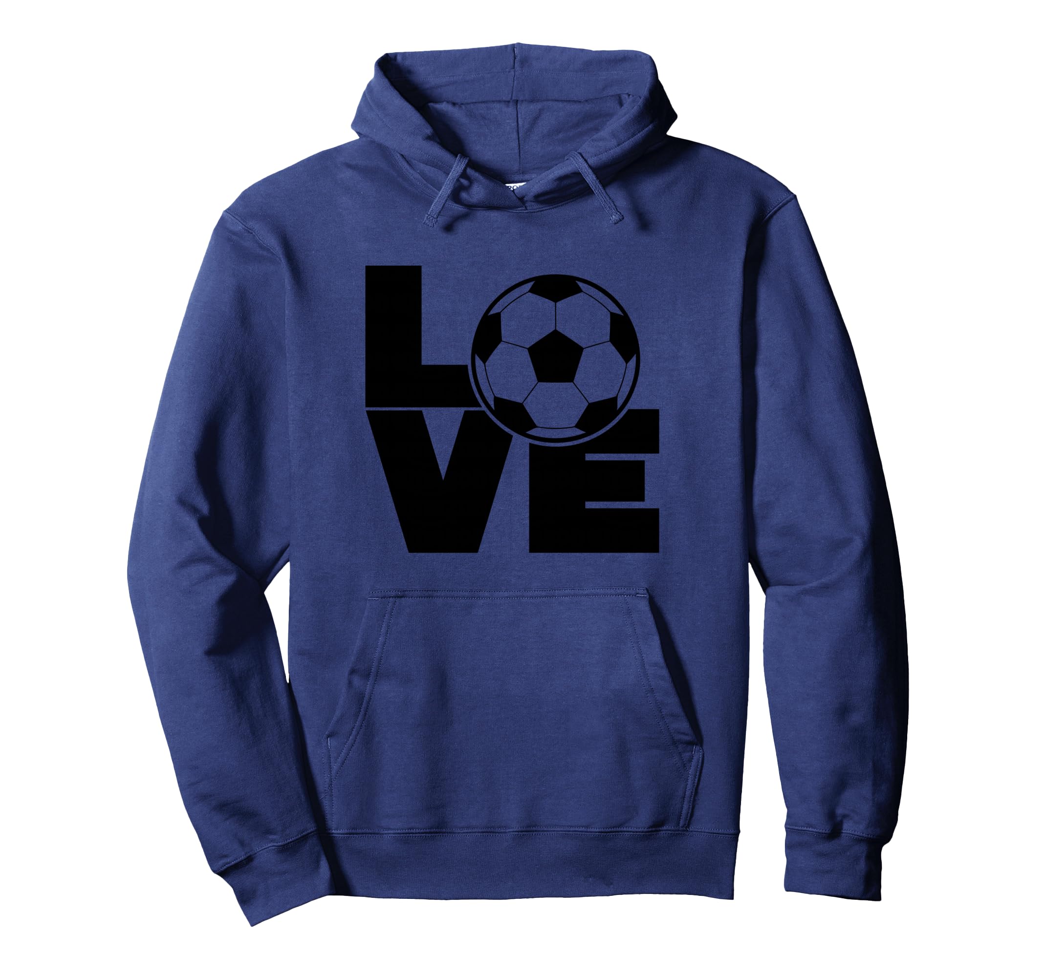 Love Soccer Hoodie - Graphic Print for Adults - T-Shirt, Sweatshirt, Hoodie