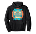 Never Forget Eighties Cassette Tape Hoodie - Custom Art Print Unisex - T-Shirt, Sweatshirt, Hoodie