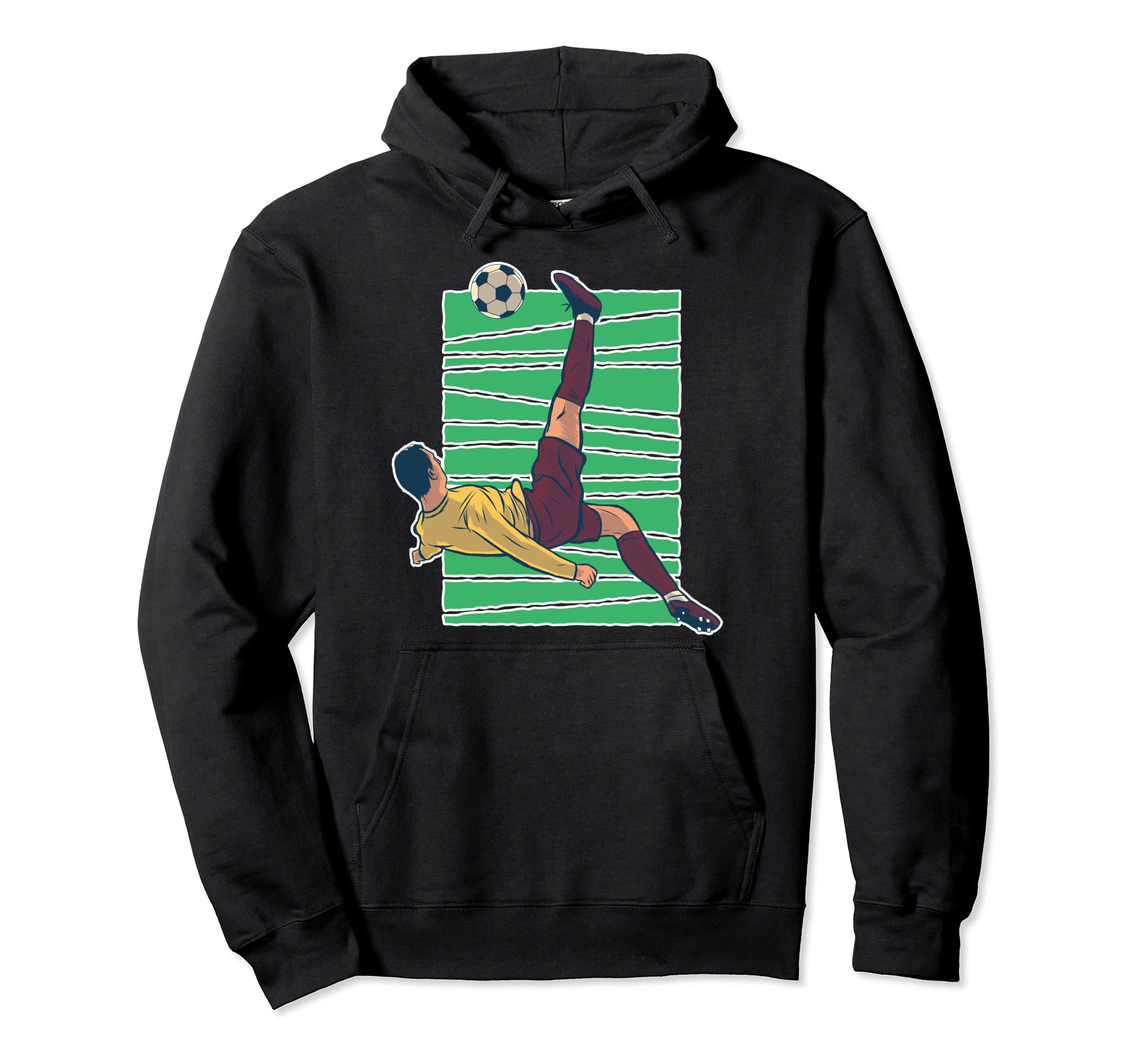 Bicycle Kick Soccer Hoodie - Unique Graphic Unisex - T-Shirt, Sweatshirt, Hoodie