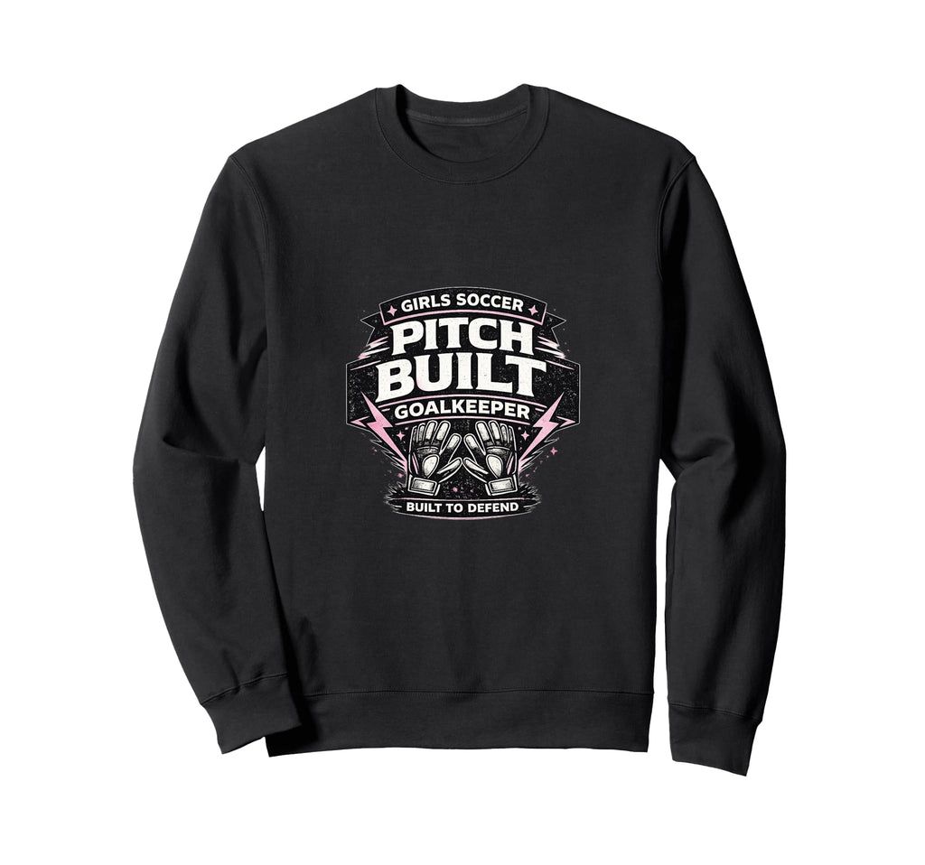 Pitch Built Goalkeeper Soccer Sweatshirt - Novelty Apparel Unisex - T-Shirt, Sweatshirt, Hoodie