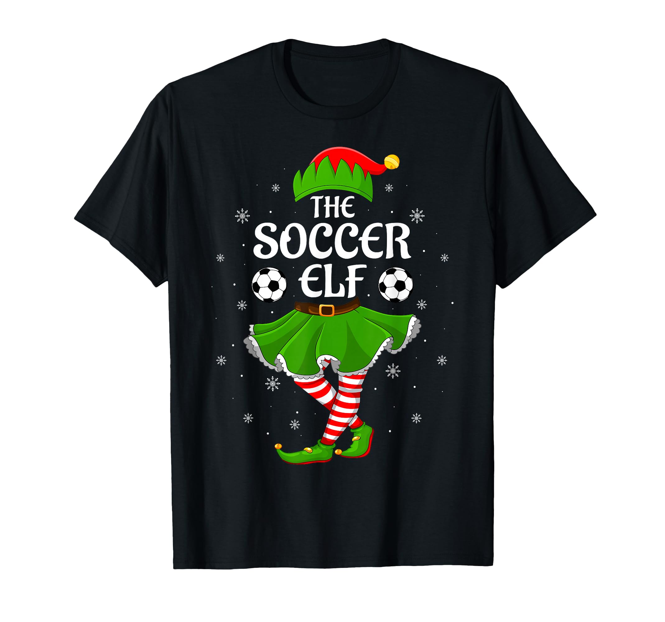 Soccer Elf Family Elf Squad T-Shirt - Novelty Apparel for Adults - T-Shirt, Sweatshirt, Hoodie