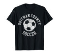 Quitman County Soccer Distressed 90S T-Shirt - Fun Novelty Design Unisex - T-Shirt, Sweatshirt, Hoodie