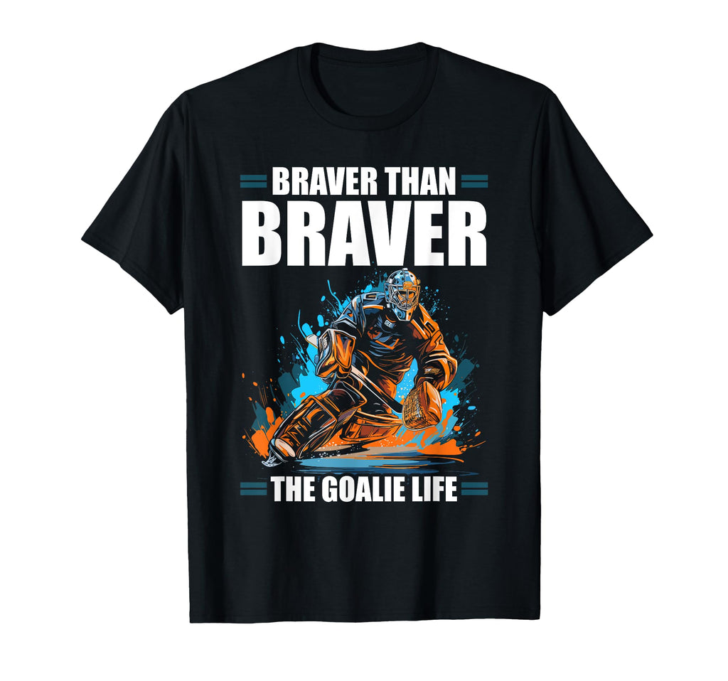 Ice Hockey Goalie Goaltender Keeper T-Shirt - Streetwear Style for Adults - T-Shirt, Sweatshirt, Hoodie