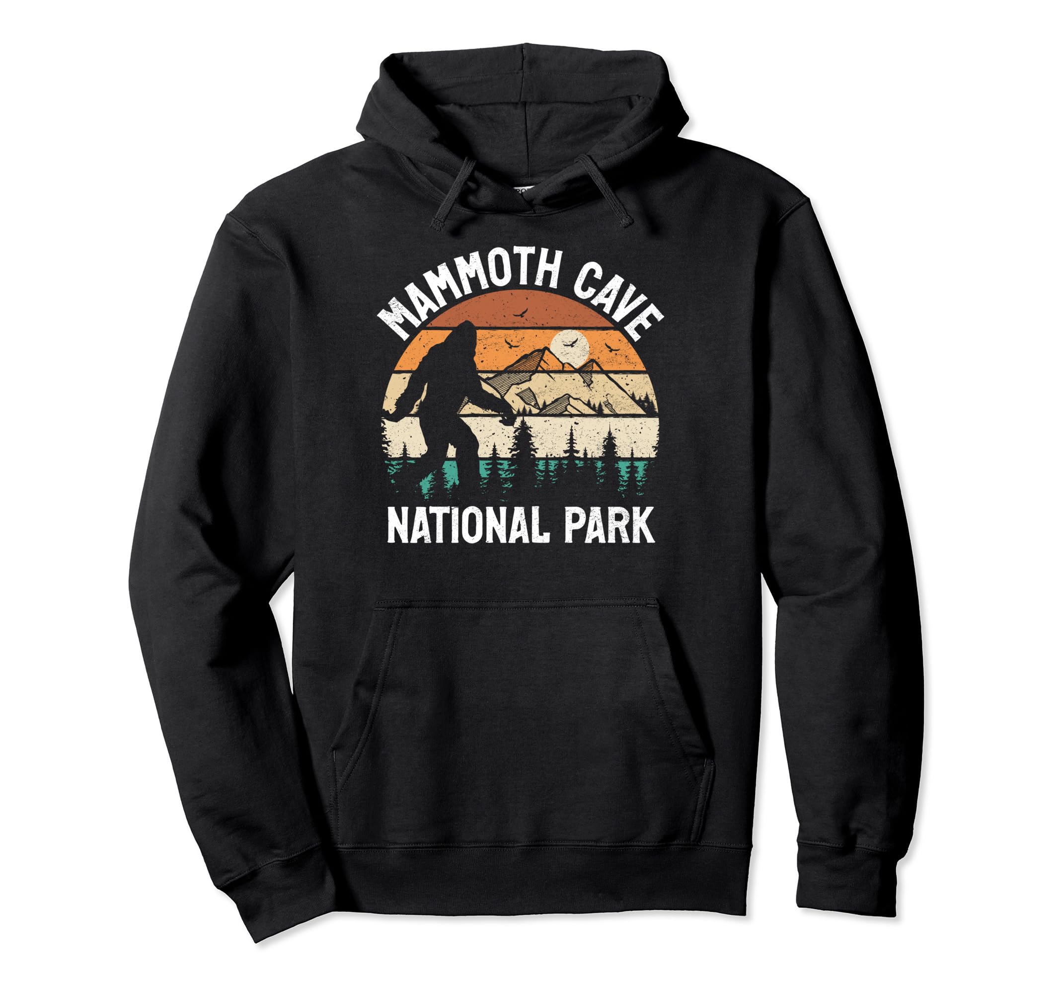 Mammoth Cave National Park Bigfoot Hoodie - Fun Novelty Design Unisex - T-Shirt, Sweatshirt, Hoodie