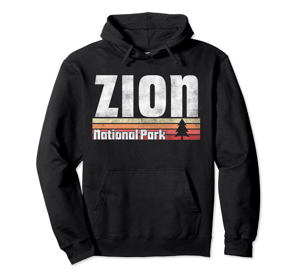 Zion National Park 70S 80S Mountains Hoodie - Custom Art Print for Adults - T-Shirt, Sweatshirt, Hoodie