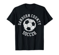 Sanborn County Soccer Distressed 90S T-Shirt - Unique Graphic Unisex - T-Shirt, Sweatshirt, Hoodie