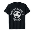 Fairfield County Soccer Distressed T-Shirt - Minimalist Print for Adults - T-Shirt, Sweatshirt, Hoodie