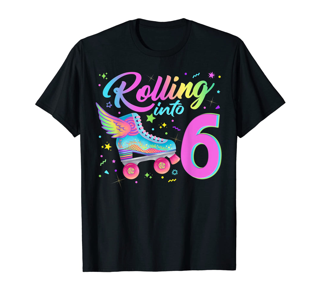 Roller Skates Brithday 90S Outfit T-Shirt - Unique Graphic Unisex - T-Shirt, Sweatshirt, Hoodie