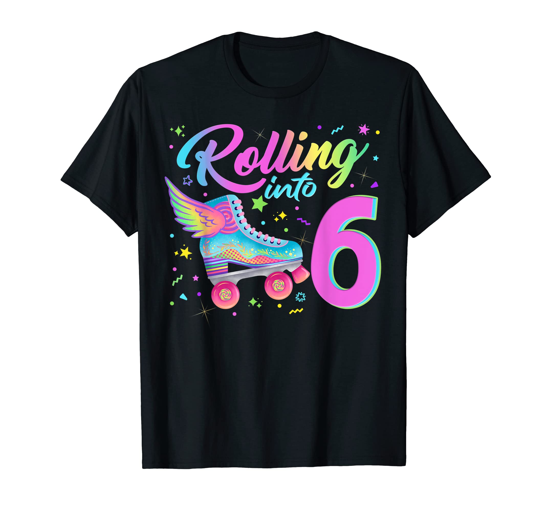 Roller Skates Brithday 90S Outfit T-Shirt - Unique Graphic Unisex - T-Shirt, Sweatshirt, Hoodie