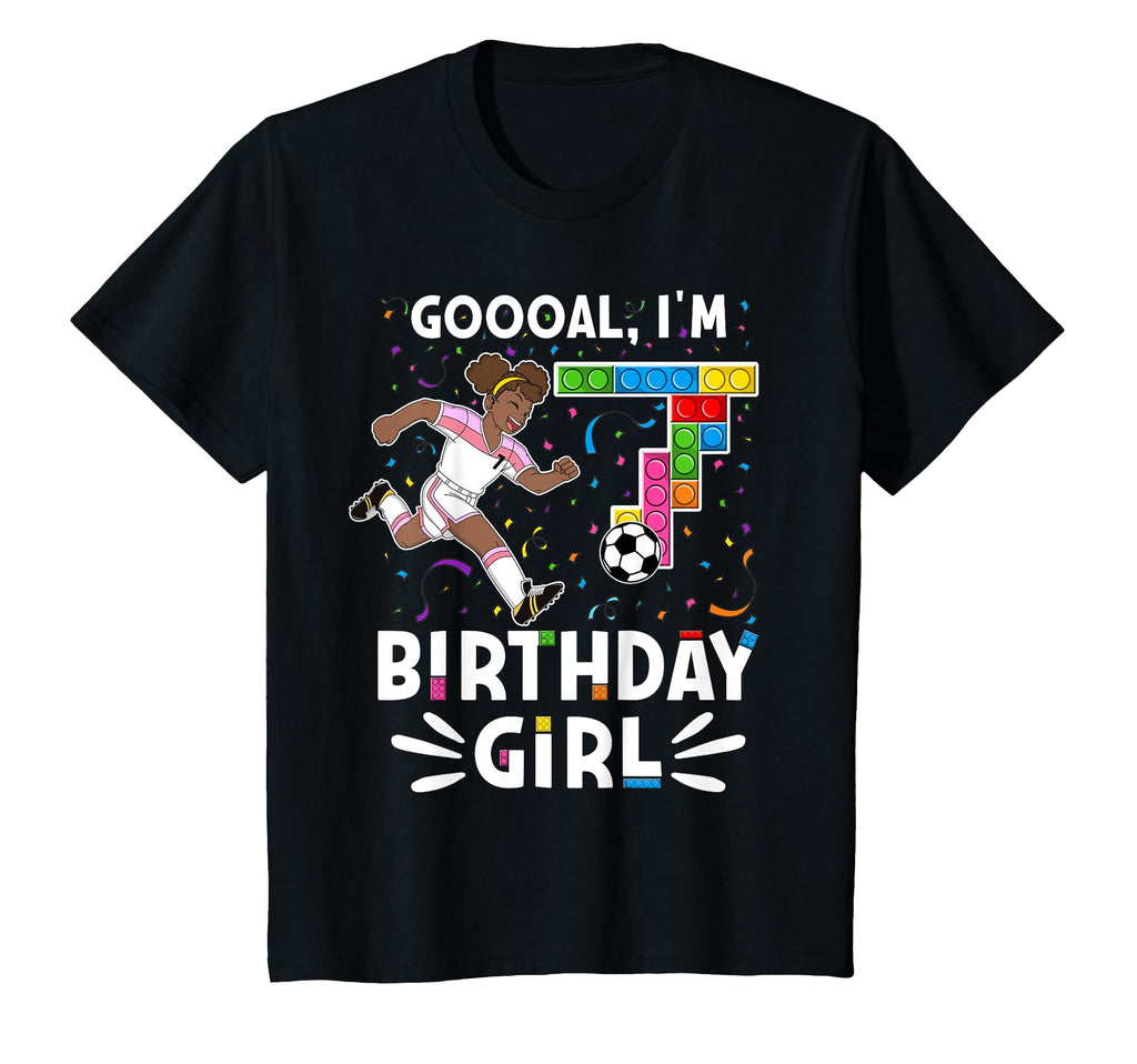 Goooal Im 7 I Building Blocks I 7Th T-Shirt - Minimalist Print Unisex - T-Shirt, Sweatshirt, Hoodie