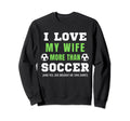 Soccer Fan Sport Soccer Player Sweatshirt - Aesthetic Graphic for Adults - T-Shirt, Sweatshirt, Hoodie