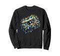 Polygon Art Cassette Player Music Tape Sweatshirt - Graphic Print Unisex - T-Shirt, Sweatshirt, Hoodie
