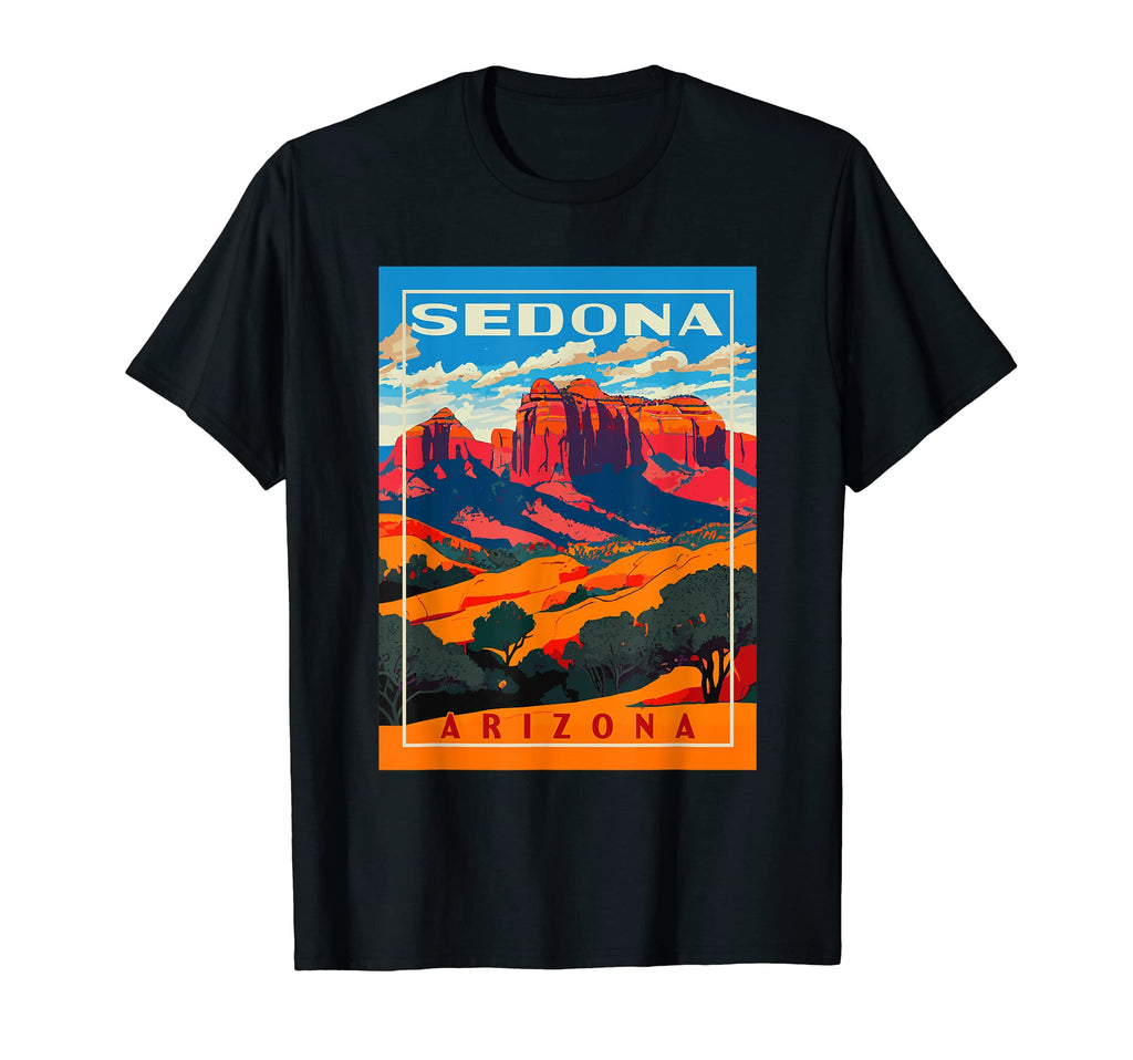 Sedona Arizona Wpa National Park T-Shirt - Trendy Graphic for Adults - T-Shirt, Sweatshirt, Hoodie