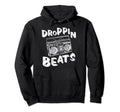 Boombox Cassette Tape Droppin Beats Hoodie - Streetwear Style for Adults - T-Shirt, Sweatshirt, Hoodie