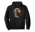 Mary Jesus Distressed 90S Goth Grunge Hoodie - Aesthetic Graphic Men Women - T-Shirt, Sweatshirt, Hoodie