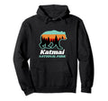 Katmai Bear Forest National Park Hoodie - Minimalist Print Unisex - T-Shirt, Sweatshirt, Hoodie