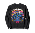 Raised Old School Graffiti Rap Hip Sweatshirt - Novelty Apparel for Adults - T-Shirt, Sweatshirt, Hoodie