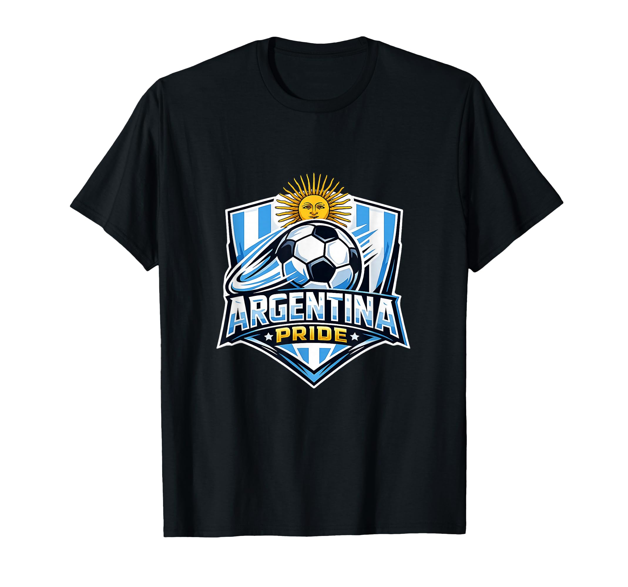Argentina Pride Soccer Fan Minimal T-Shirt - Fun Novelty Design Unisex - T-Shirt, Sweatshirt, Hoodie