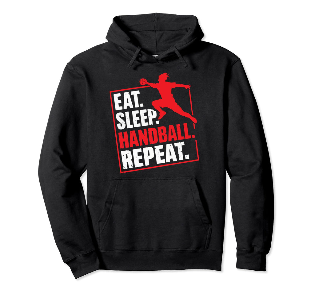 I Love Handball Player Sports Hoodie - Custom Art Print Men Women - T-Shirt, Sweatshirt, Hoodie