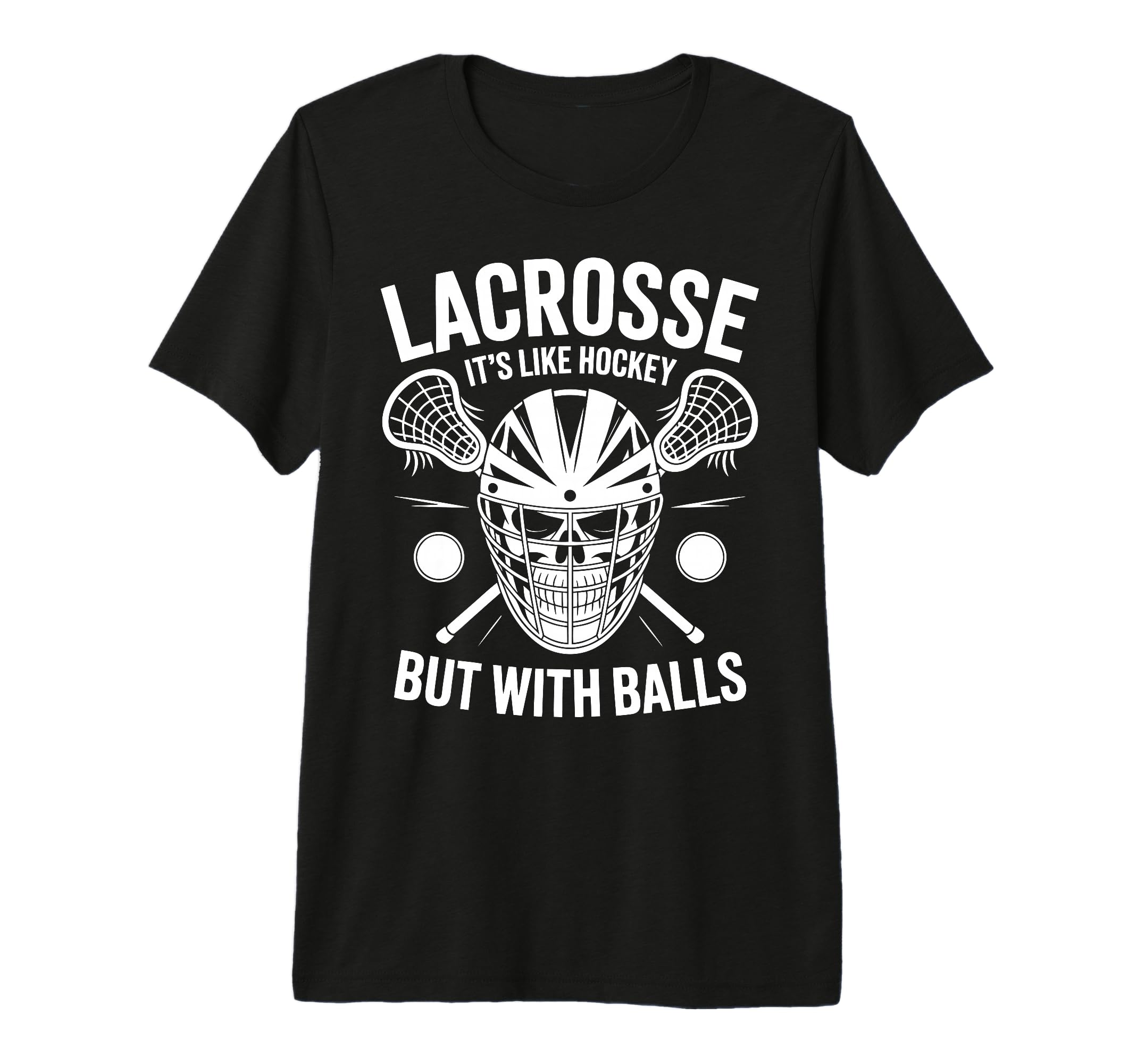 Lacrosse Goalie Funny Lax Goalkeeper T-Shirt - Minimalist Print Men Women - T-Shirt, Sweatshirt, Hoodie